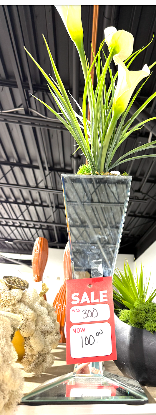 Mirror Vase Custom Floral